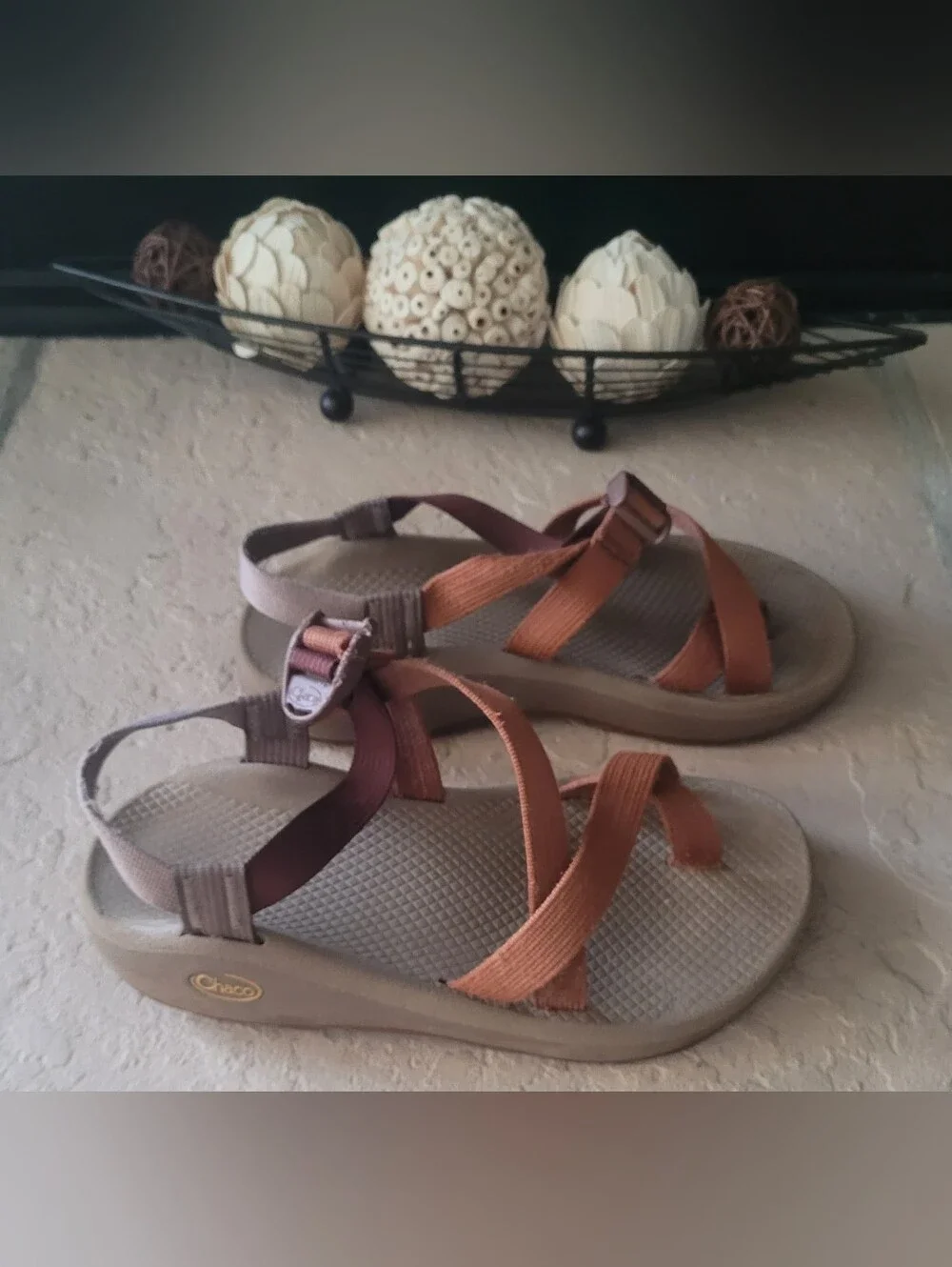 Size 8 Chaco Z/1 Classic Coriander Strappy Adjustable Toe Loop Sport Men Sandals